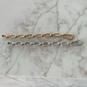 All Saints Gold and Silver Chain Link Bracelets